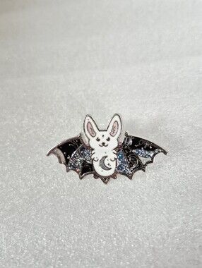 5/$25 Little Celestial Bat Glitter Pin